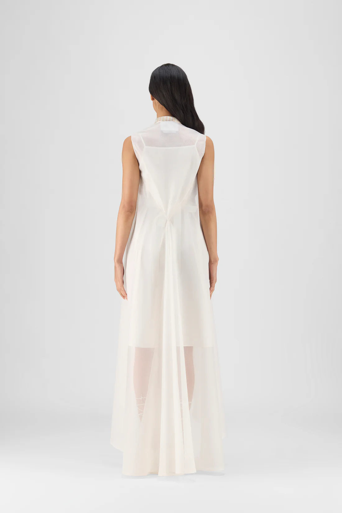 Metallic Paneled Dress