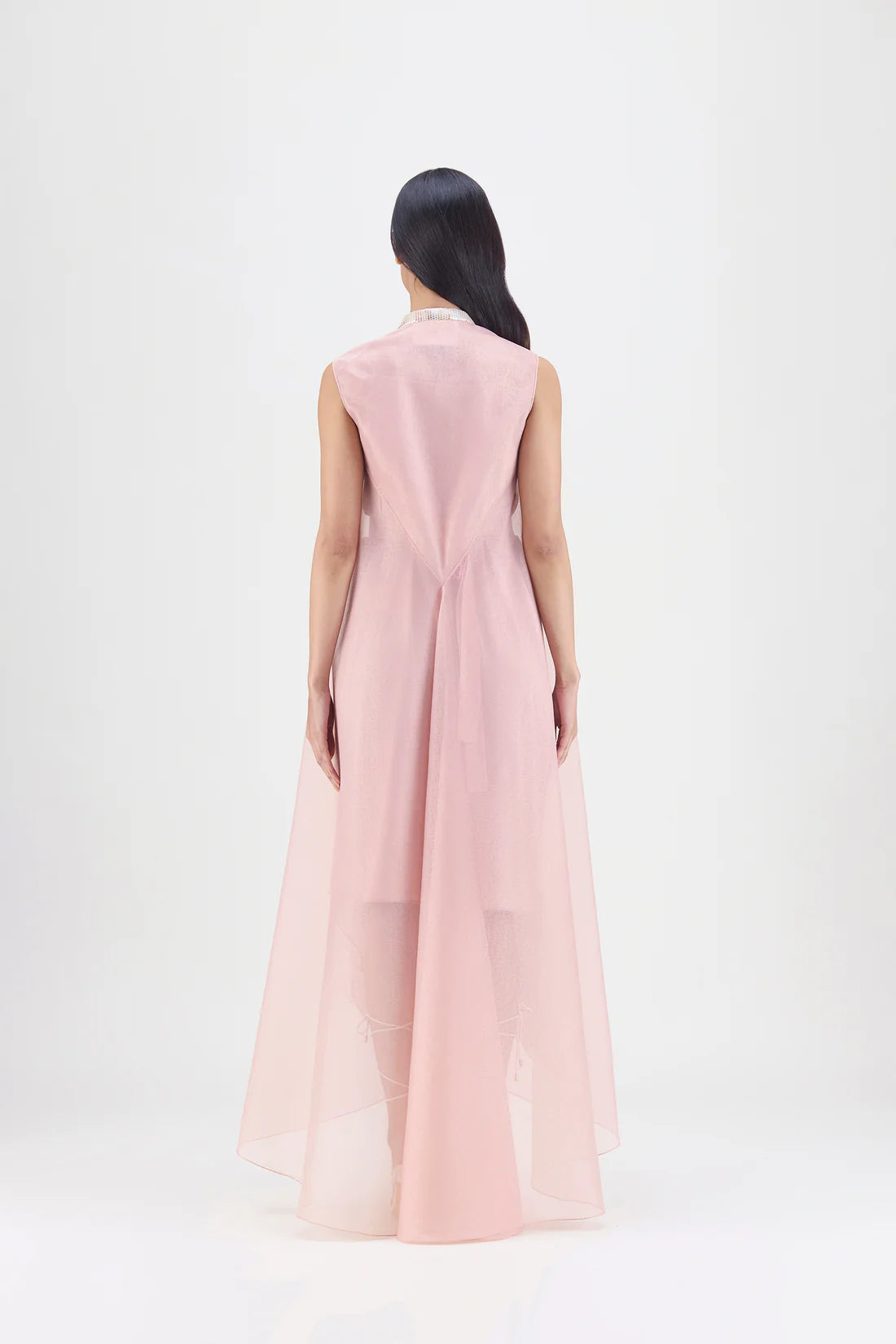 Metallic Paneled Dress