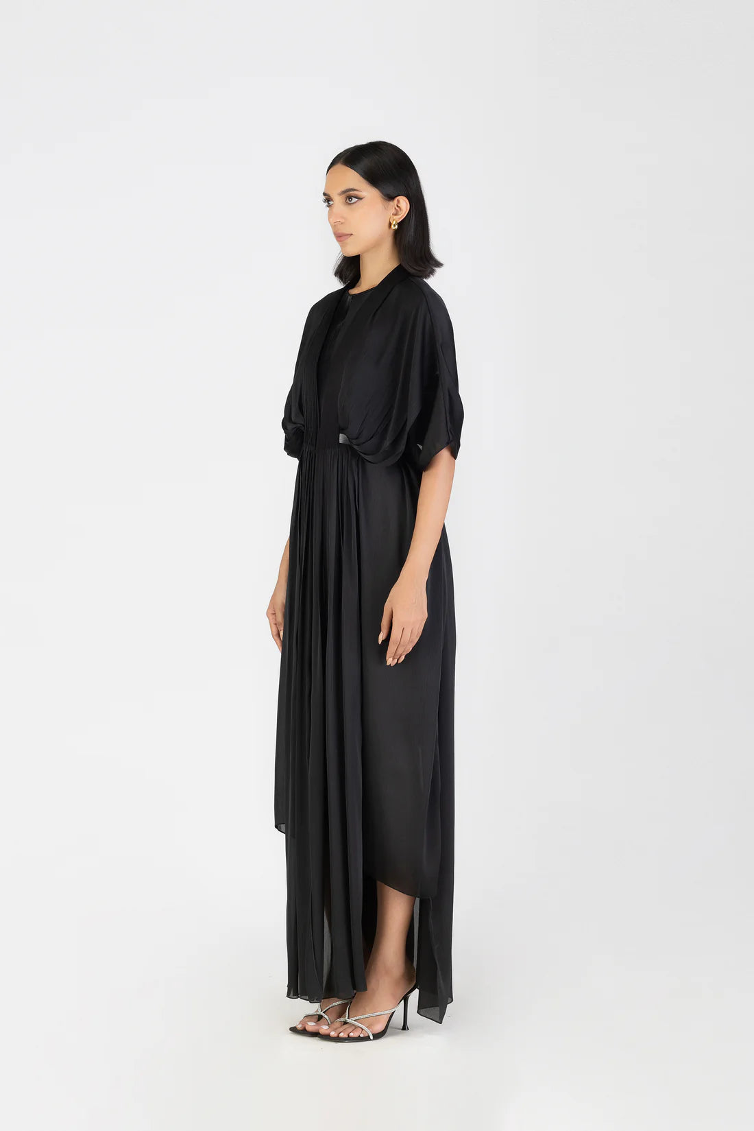 Pleated Layered Dress