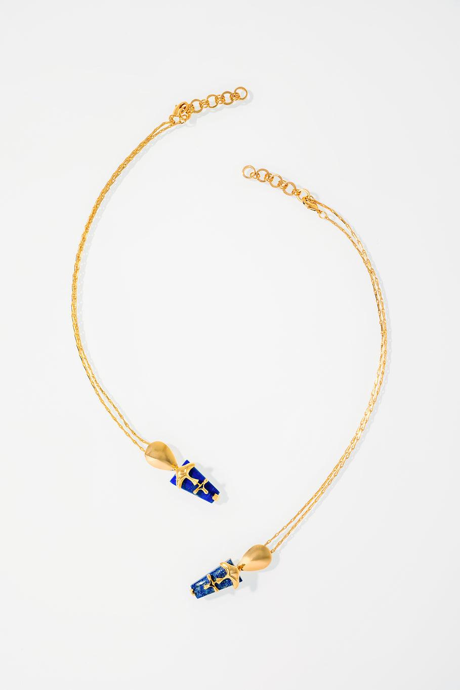 The Lazuli Sculpt Pendant - The Couture by KJH