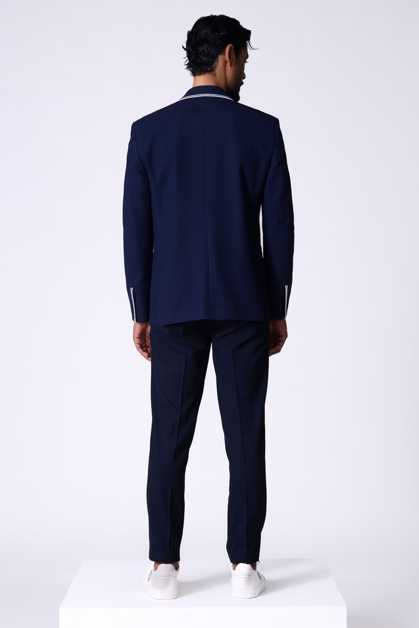 SNCC Navy Jacket with Contrasting Piping