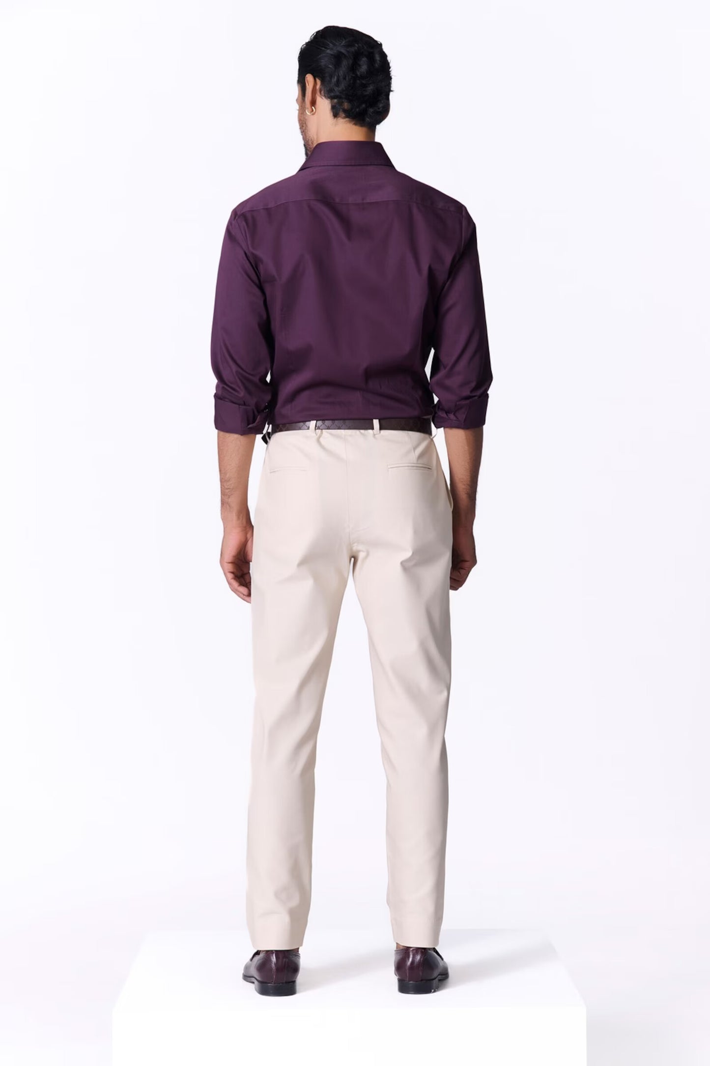 Signature Adamas Burgandy Shirt