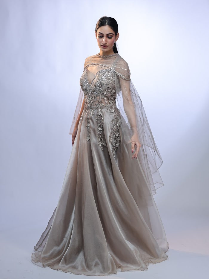 Silver Luxe Gown