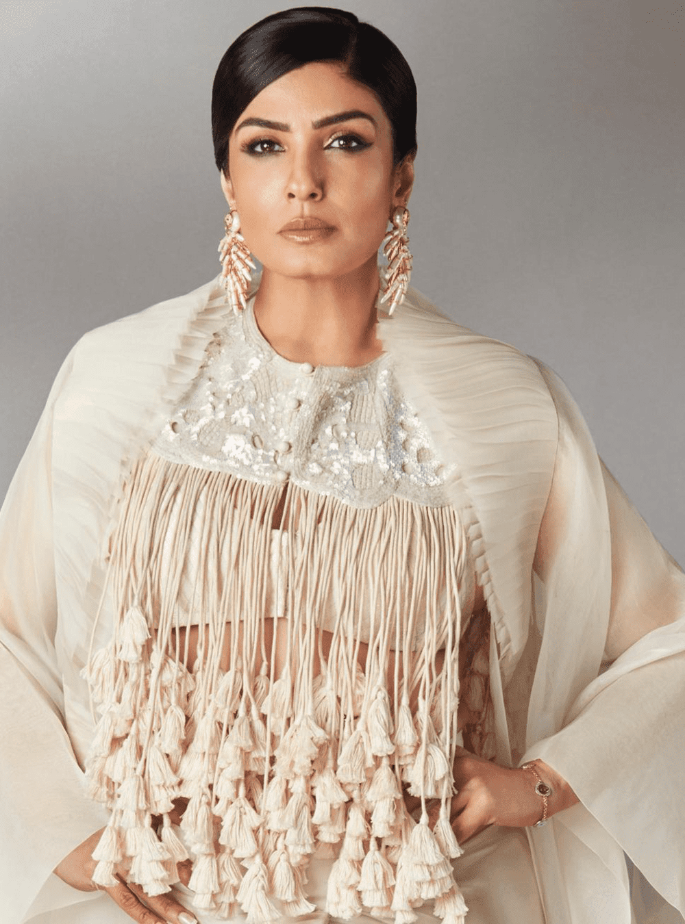Drip Oh River Rose Shoulder Grazers - The Couture by KJH