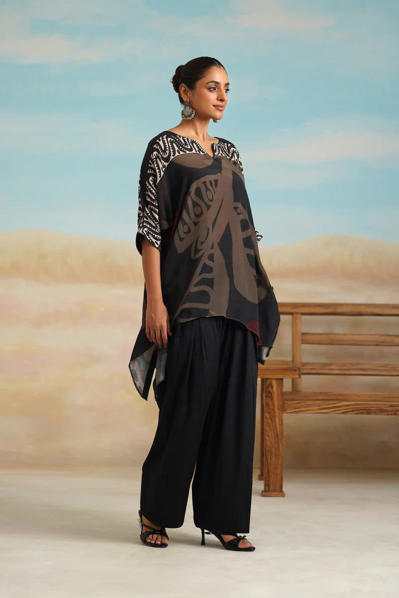 ARA CREPE PRINTED MATCHING SET