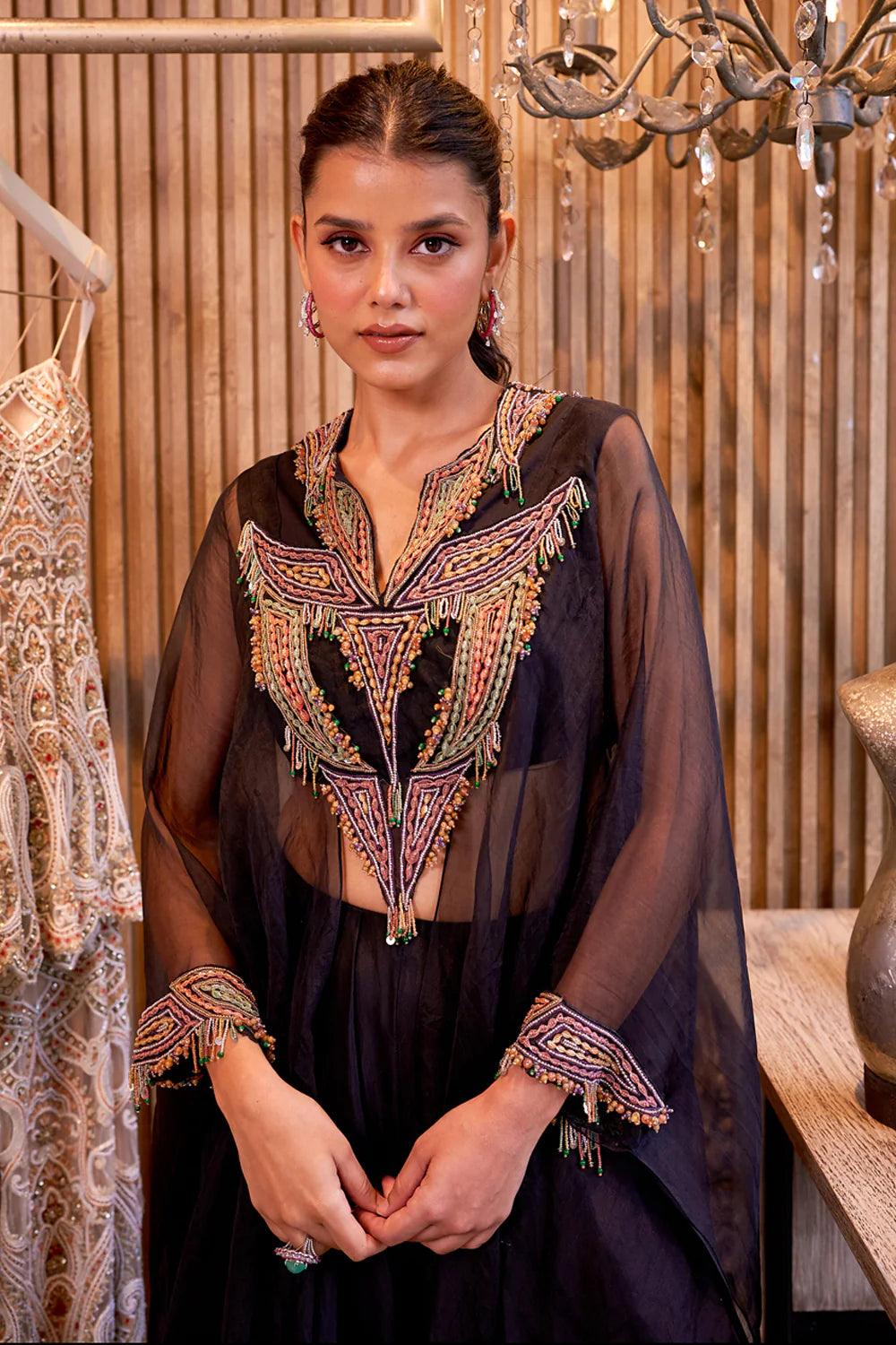 MAHVEEN CAPE SET - The Couture by KJH