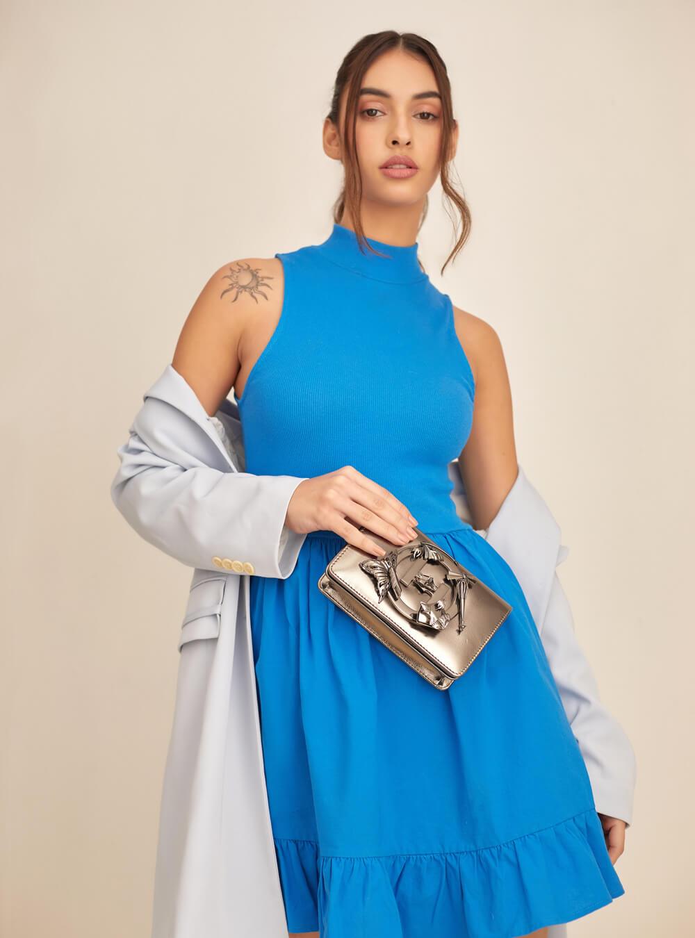 Metallic Sling Minaudiere - The Couture by KJH