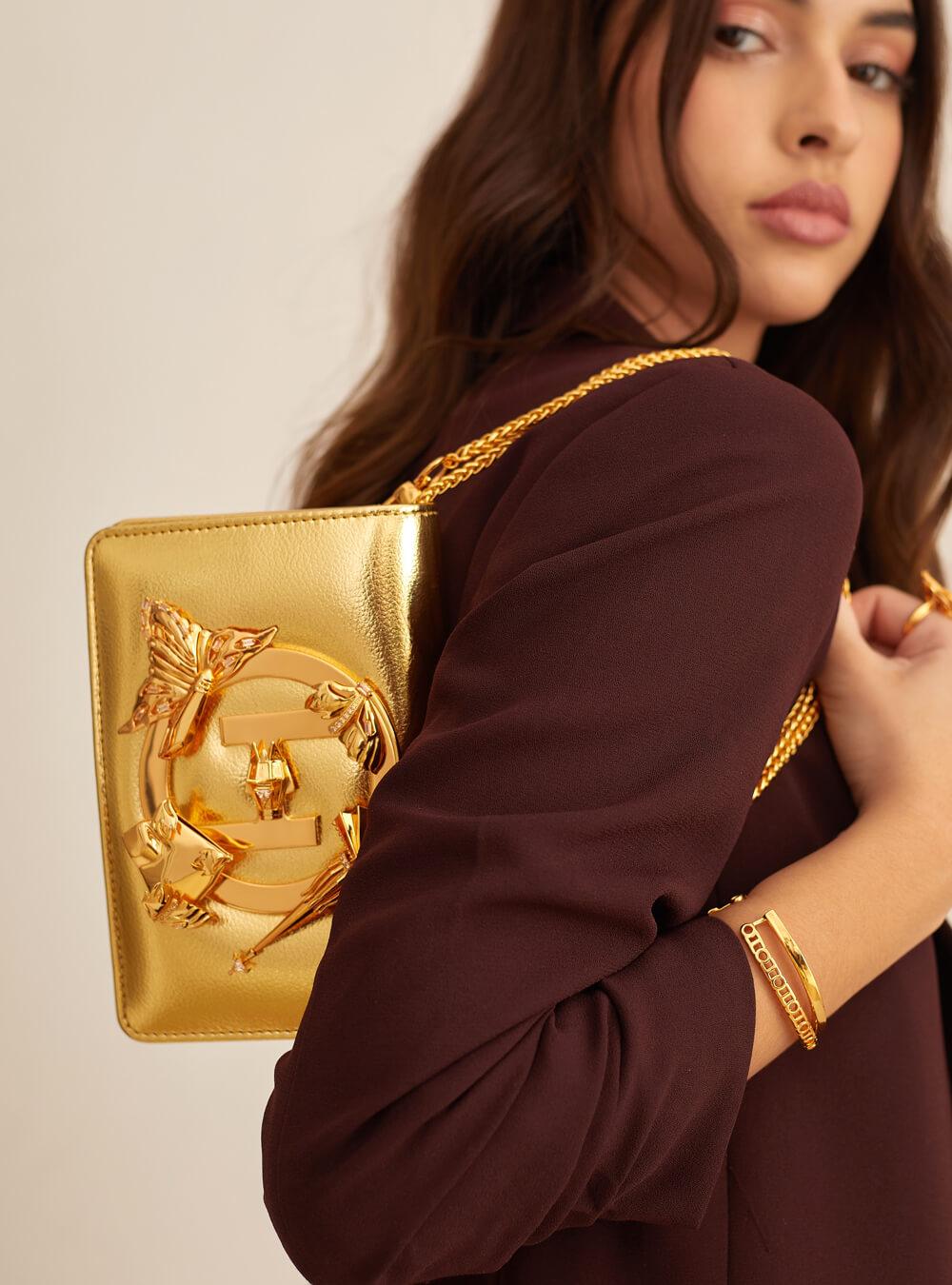 Metallic Sling Minaudiere - The Couture by KJH