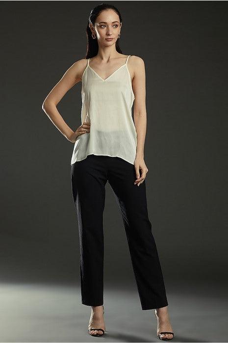 Ivory Chiffon Draped Cape - The Couture by KJH