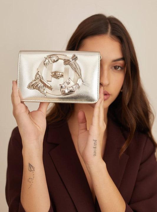 Metallic Sling Minaudiere - The Couture by KJH