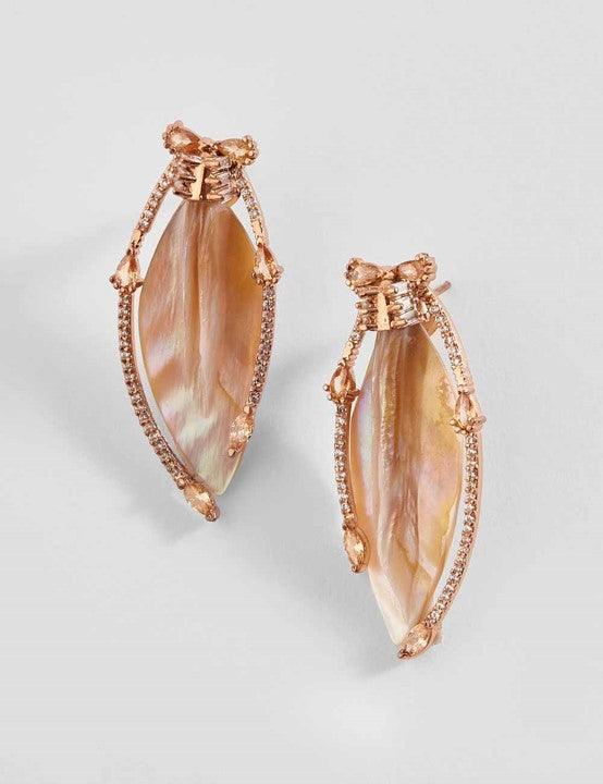 Le Palm Serefina Stud Earrings - The Couture by KJH