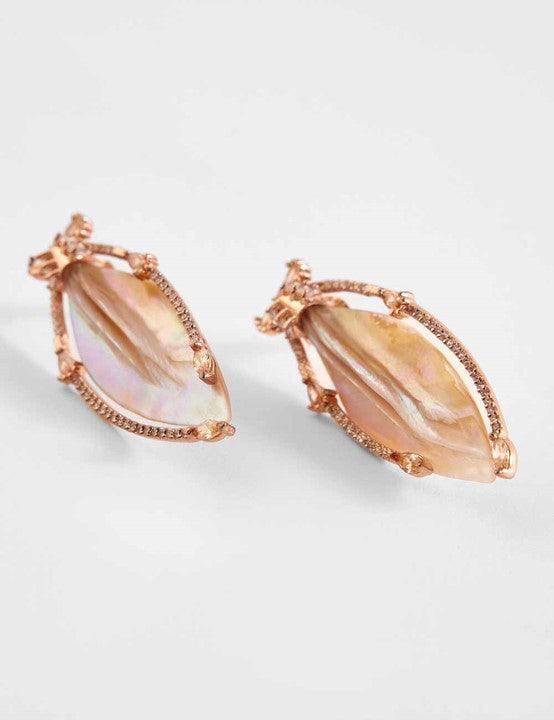 Le Palm Serefina Stud Earrings - The Couture by KJH