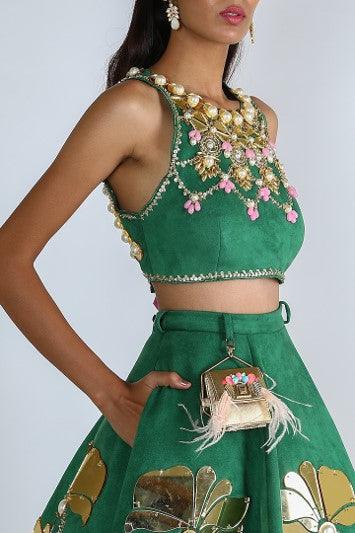 Gold Mini Hexagon Detachable Bag - The Couture by KJH