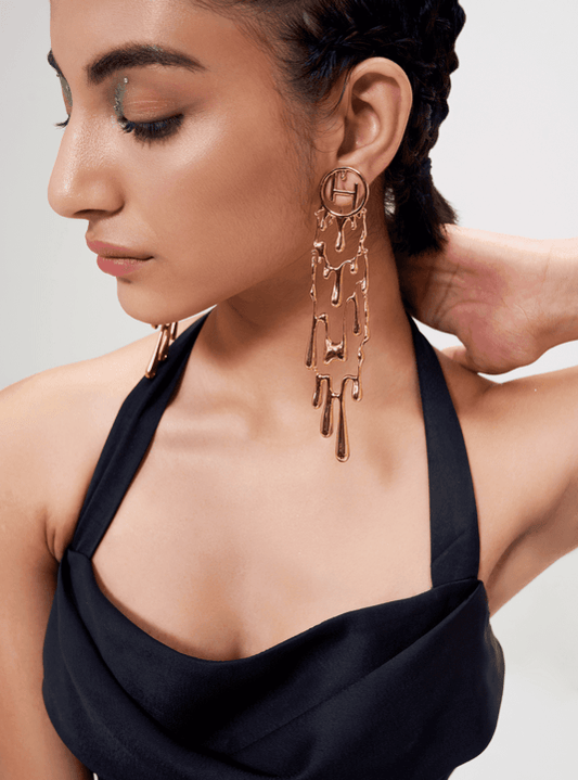 Drip OH Free Fall Earrings - The Couture by KJH
