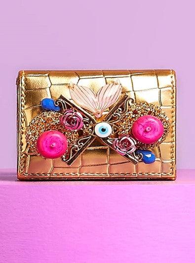 Gold Embellished Mini Bag - The Couture by KJH