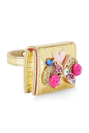 Gold Embellished Mini Bag - The Couture by KJH