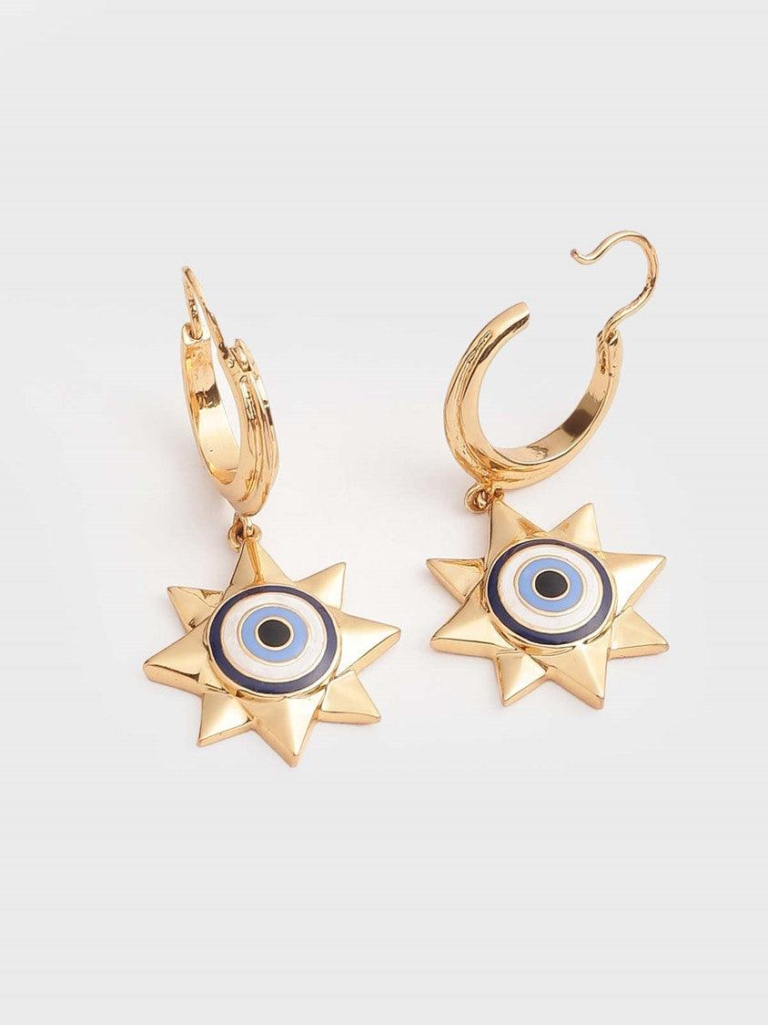 Eye Promise Trinity Droplet Earrings - The Couture by KJH