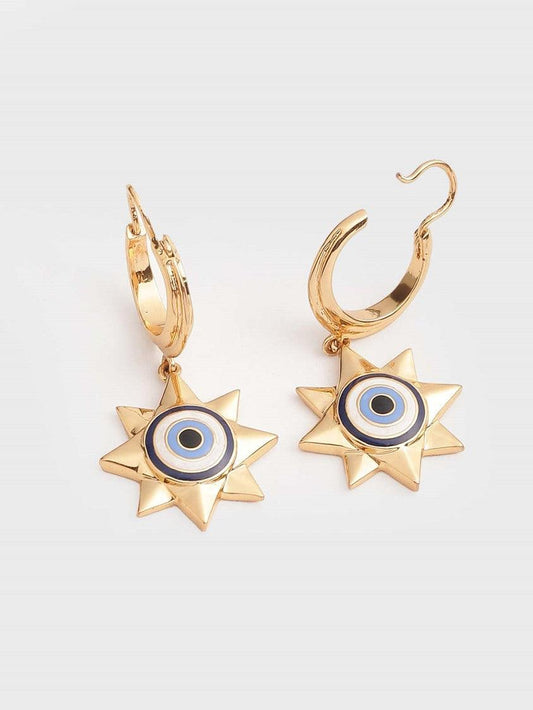 Eye Promise Trinity Droplet Earrings - The Couture by KJH
