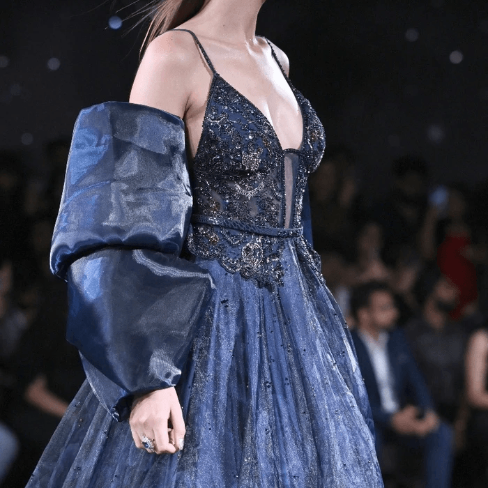 "Della" Printed Gown - The Couture by KJH
