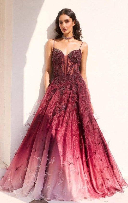 "Amber Glow" Shaded Gown - The Couture by KJH