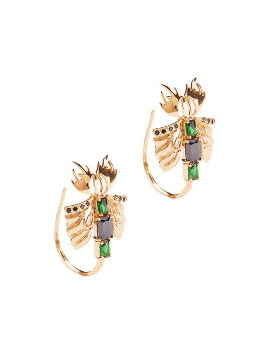 Sylphina Hoop Stud Earrings - The Couture by KJH
