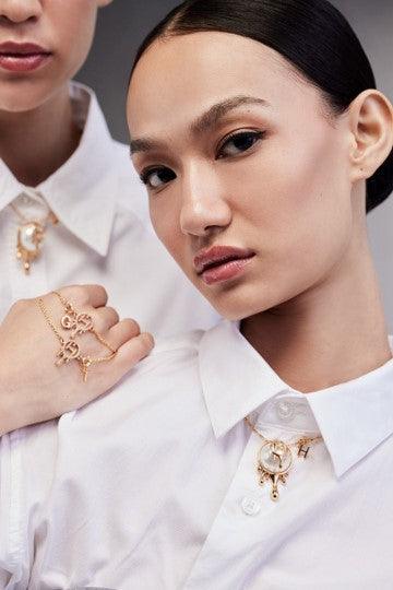 Drip "OH" Personalised Crystal Bracelet - The Couture by KJH