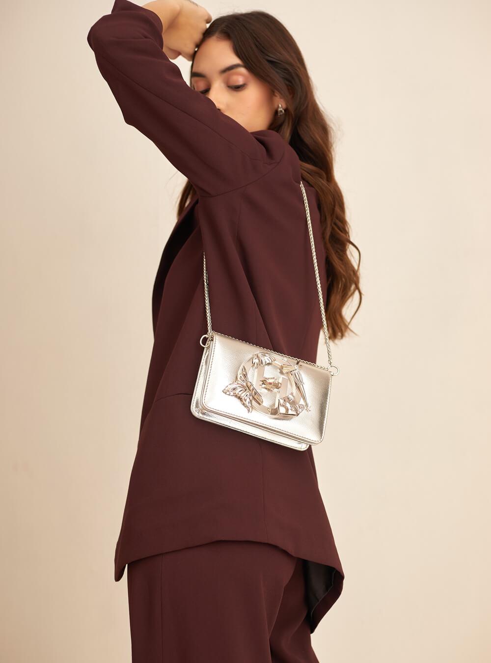 Metallic Sling Minaudiere - The Couture by KJH