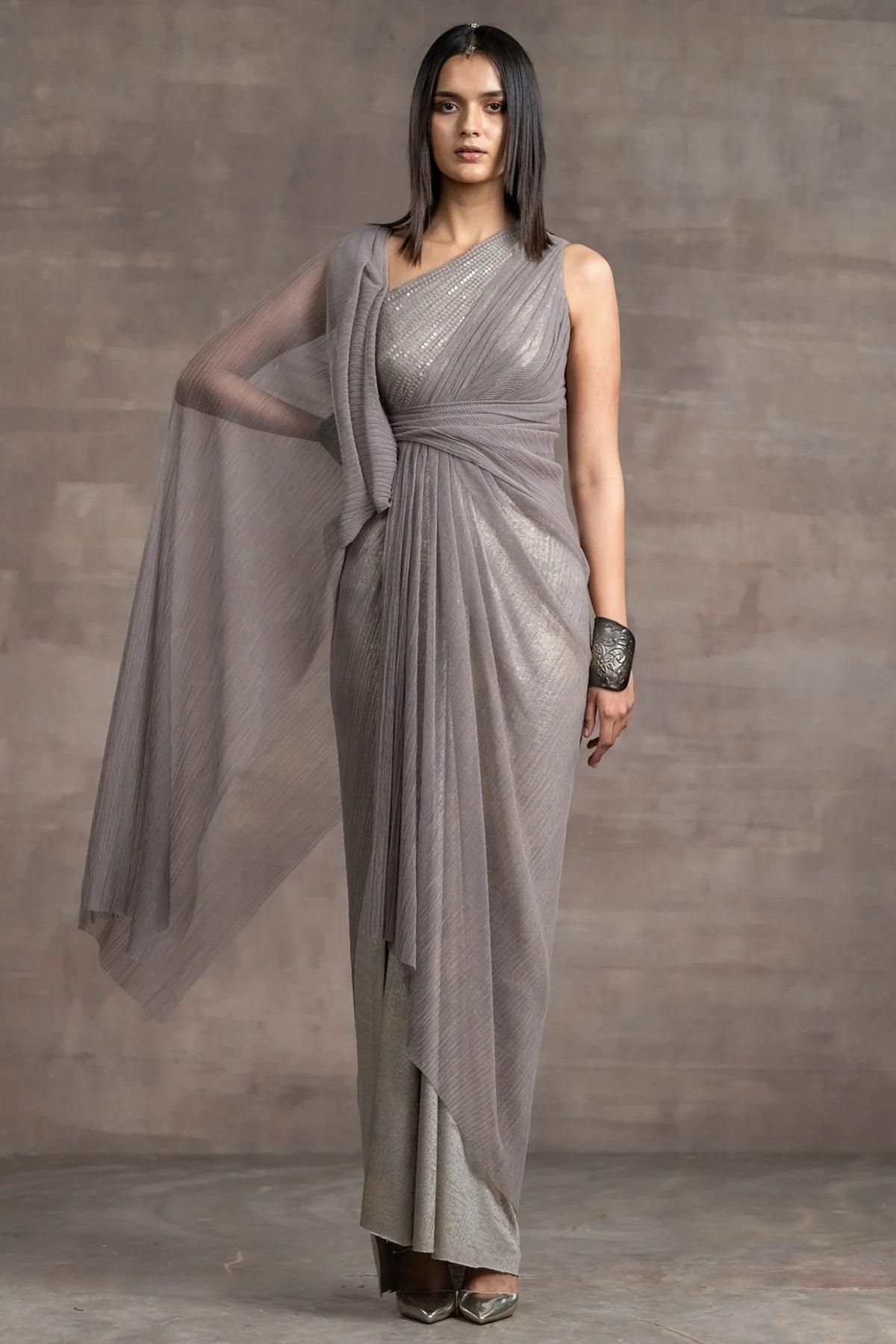 Asymmetric Draped Dress - The Couture by KJH