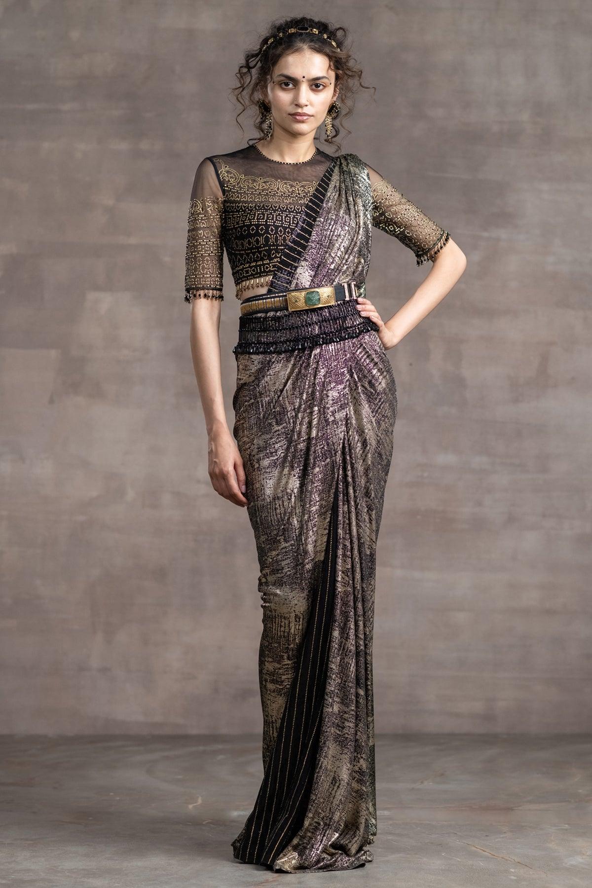 Concept Saree with Studded Blouse - The Couture by KJH