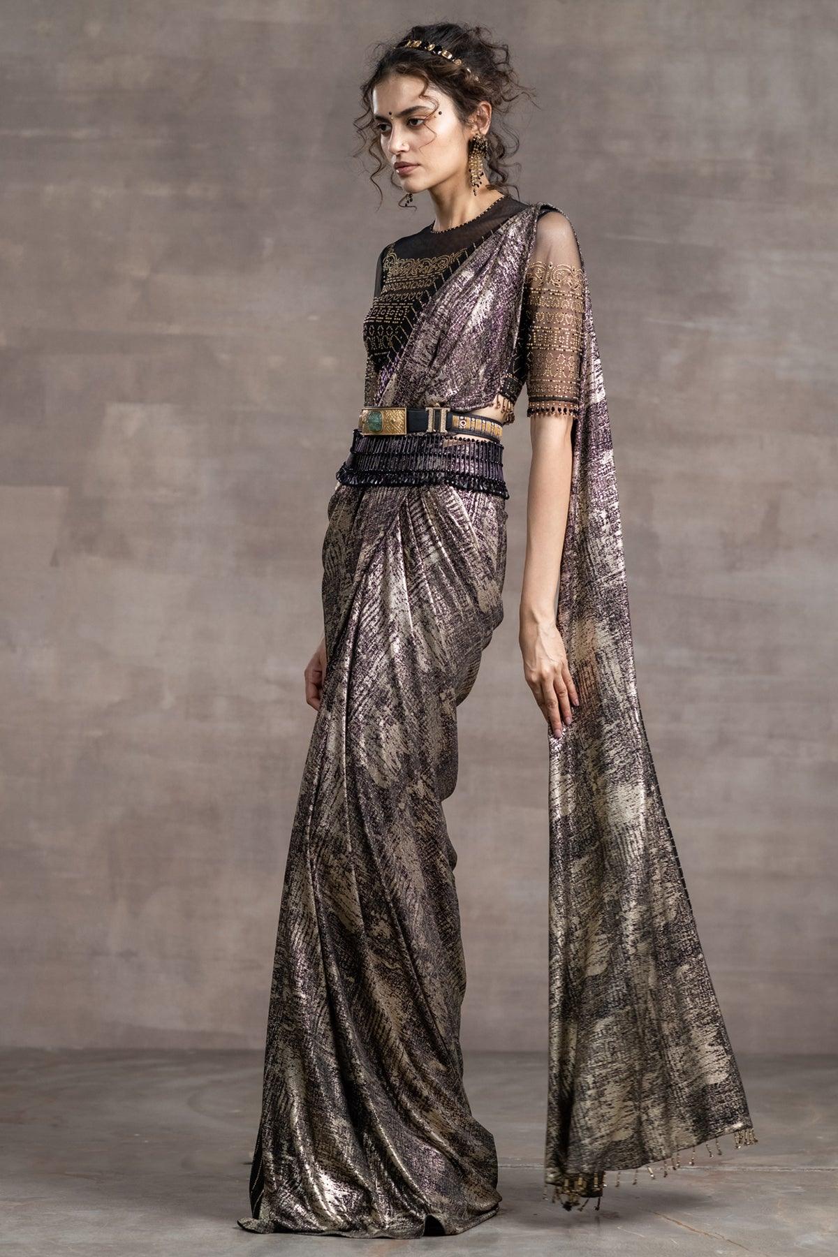 Concept Saree with Studded Blouse - The Couture by KJH