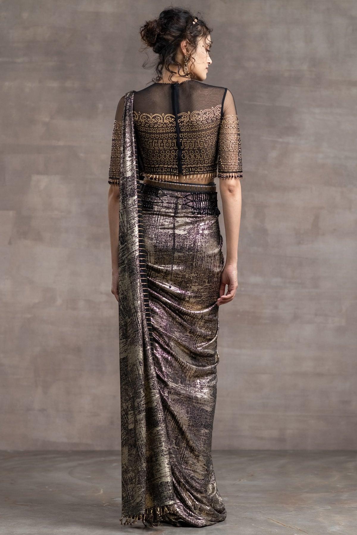 Concept Saree with Studded Blouse - The Couture by KJH