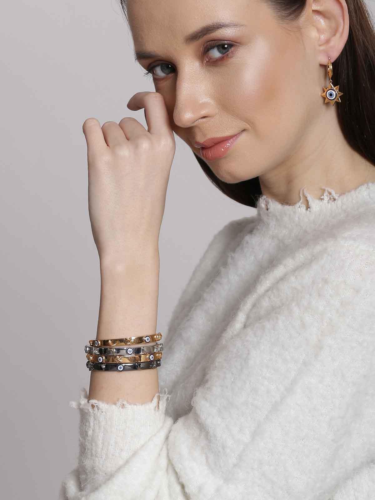 Eye Promise Trinity Droplet Earrings - The Couture by KJH