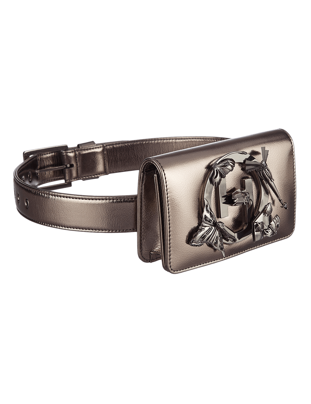 Metallic Sling Minaudiere - The Couture by KJH