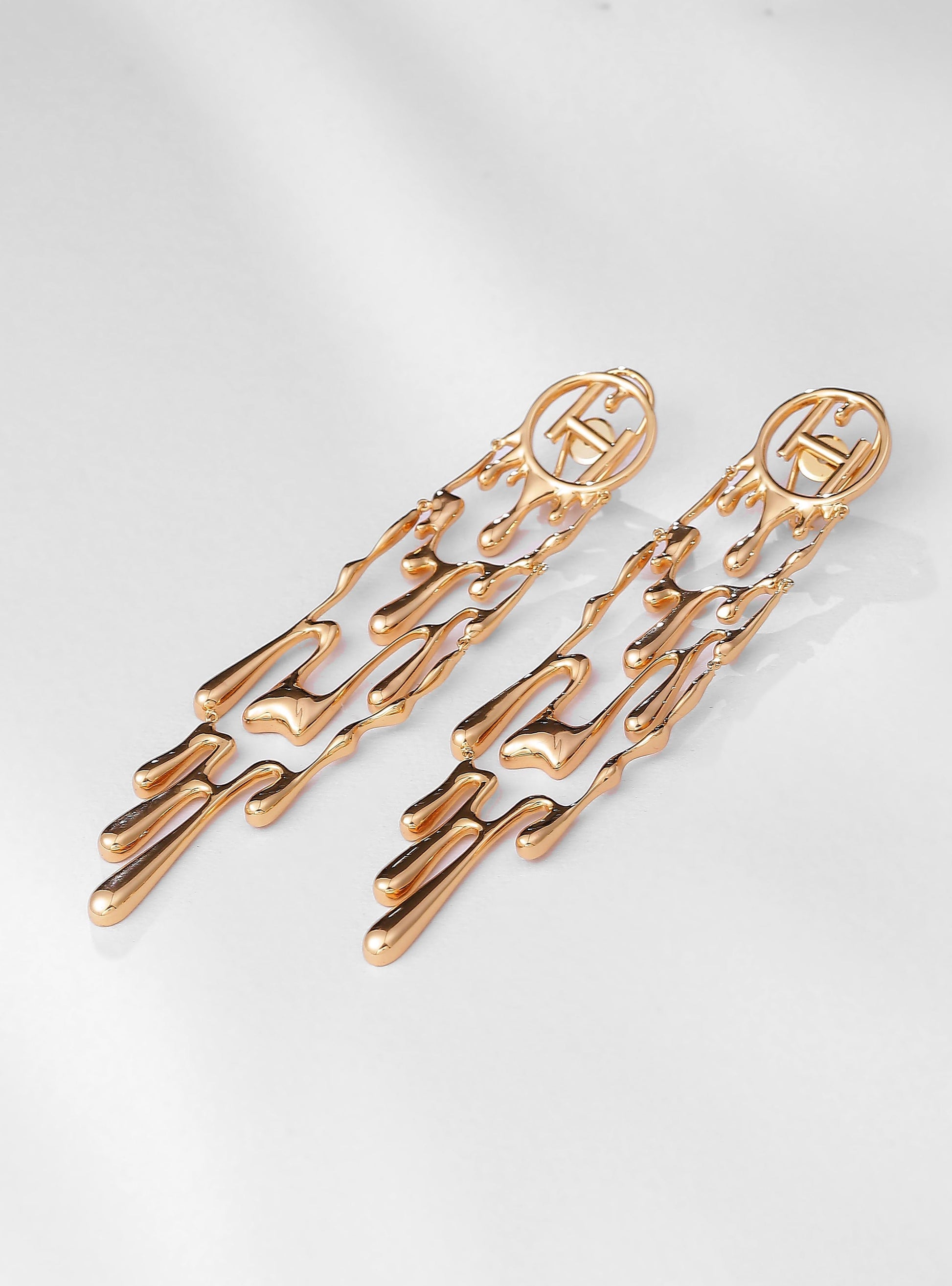 Drip OH Free Fall Earrings - The Couture by KJH