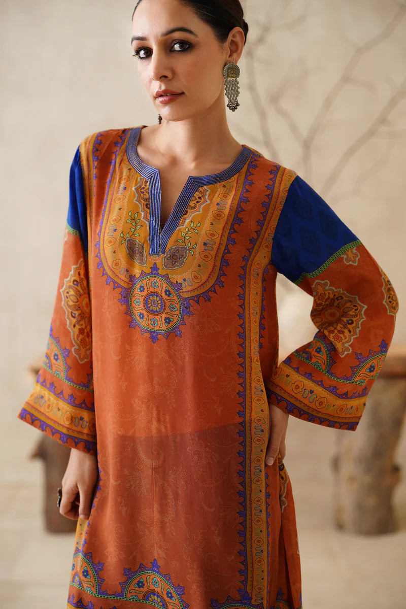 SAANJH CREPE PRINTED MATCHING SET
