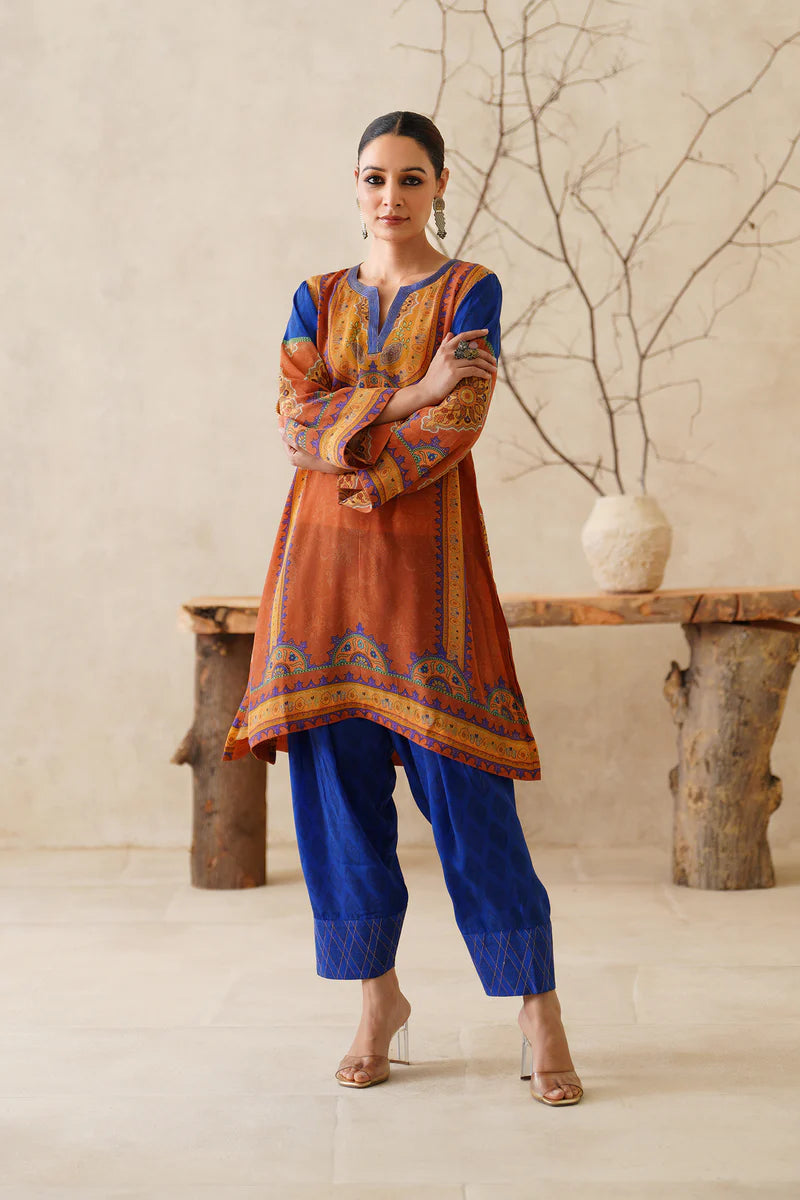 SAANJH CREPE PRINTED MATCHING SET