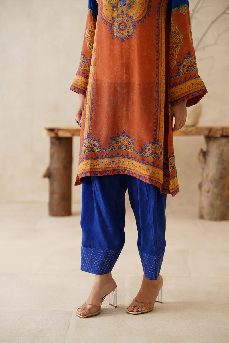 SAANJH CREPE PRINTED MATCHING SET