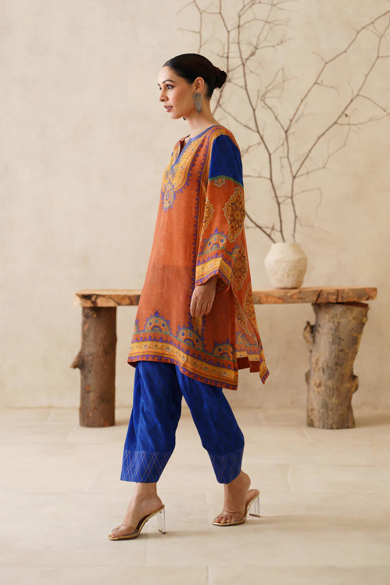 SAANJH CREPE PRINTED MATCHING SET
