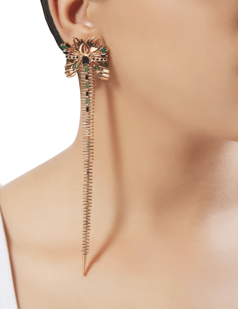 Sylphina ziptail earrings - The Couture by KJH