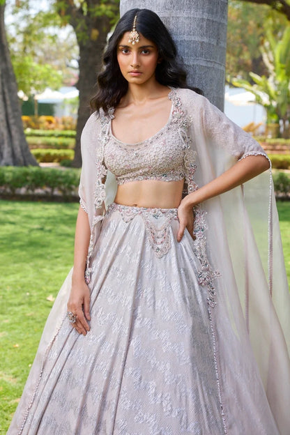 "Adeline" chiffon Lehenga Set