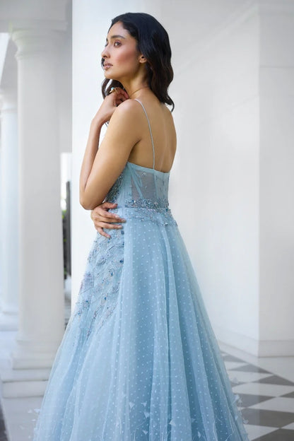 "Adira" Organza Gown