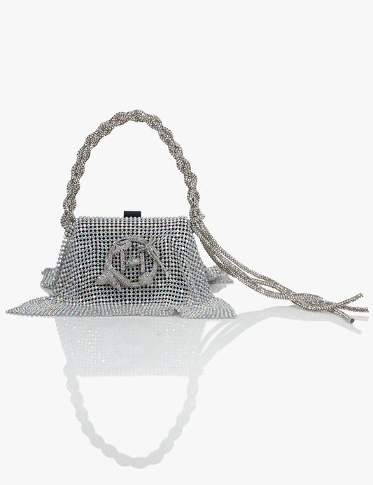 CRYSTAL FURBIE HANDBAG