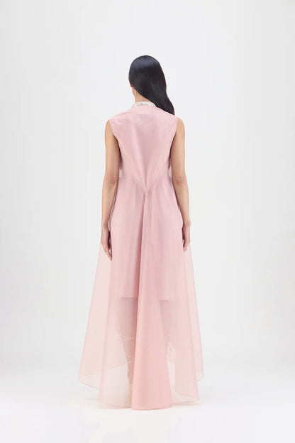 Metallic Paneled Dress