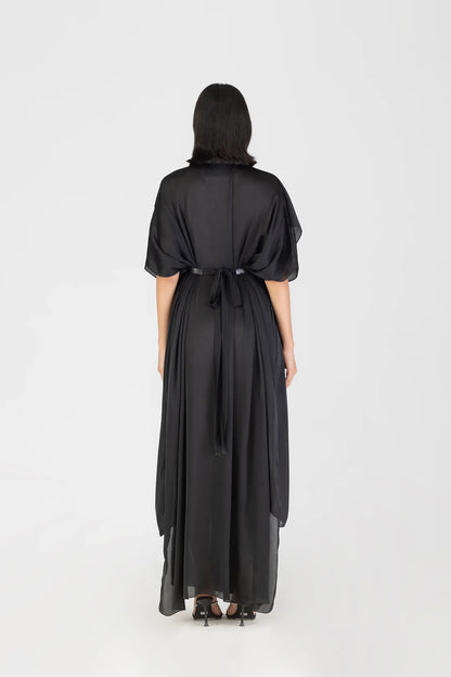 Pleated Layered Dress