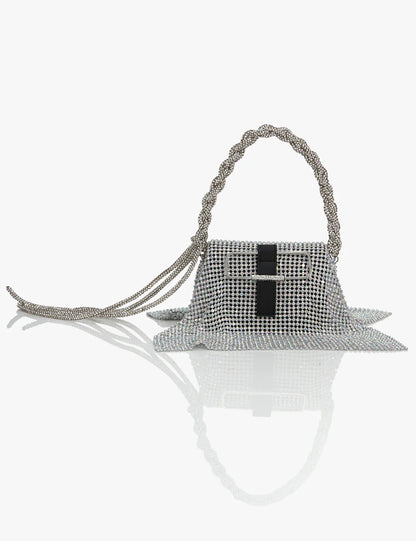CRYSTAL FURBIE HANDBAG