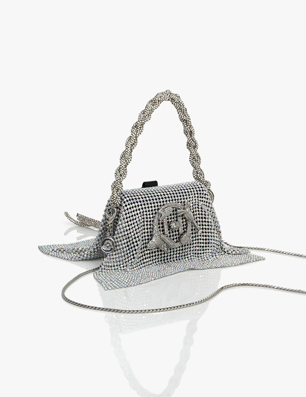 CRYSTAL FURBIE HANDBAG