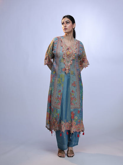 Azure Charm Kurta Set