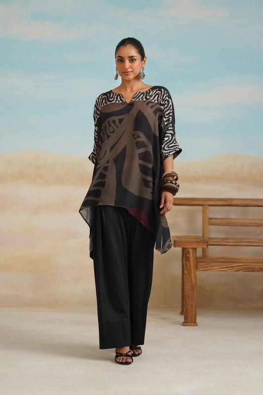 ARA CREPE PRINTED MATCHING SET