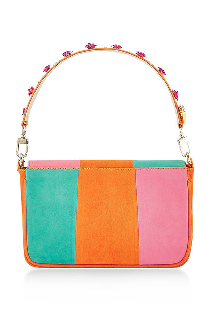 Sienna Red Embellished Bag
