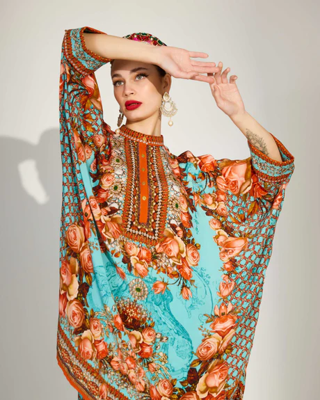 Pakeezah : Chanel 36" - Turquoise